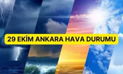 Ankara günlük ve 5 günlük hava durumu tahmini! 29 Ekim Ankara'da hava nasıl olacak?