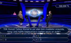 TDK Güncel Türkçe Sözlük'te Hangi Ünlü Harfle Başlayanların Sayısı En Az?